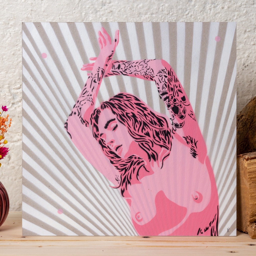 Original - Petite curiosité - 25x25cm