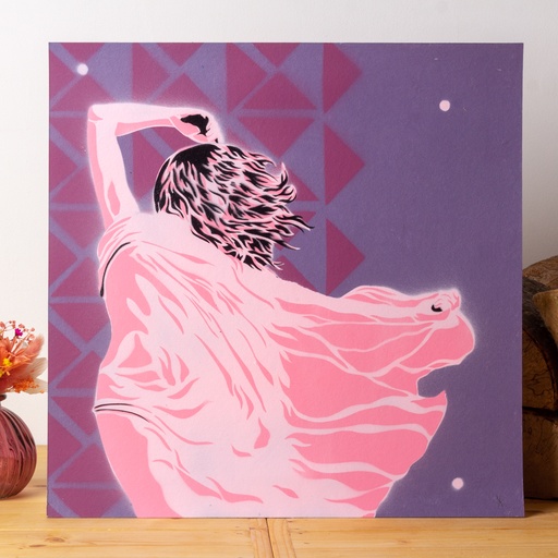 [OR3604] Original - Refuge lointain - 36x36cm