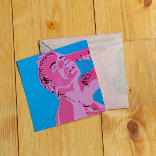 [RE1001] Mini carte - Cliente fidèle - 10x10cm